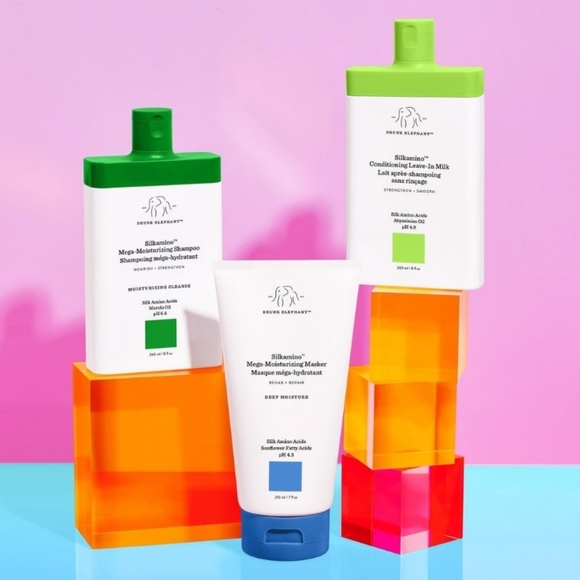 Drunk Elephant Silkamino Mega-Moisturizing Shampoo Nourish+Strengthen, 8oz, New - Picture 3 of 6